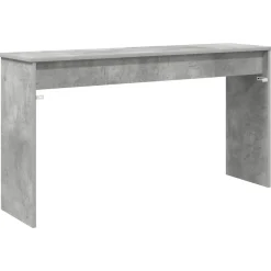 vidaXL Arte Y Ocio-Soporte para teclado Gris Concreto 120 x 32 x 64 cm