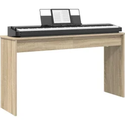 vidaXL Soporte para teclado 120 x 32 x 64 cm Roble Sonoma Online
