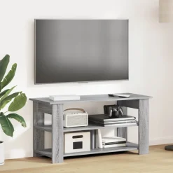 vidaXL Soporte para TV 100 x 40 x 50 cm Gris sonoma Sale