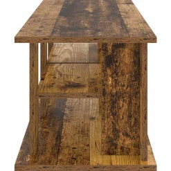 vidaXL Soporte para TV Madera vieja 96 x 35 x 33,5 cm Madera envejecida Discount