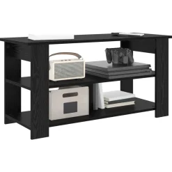 vidaXL Soporte para TV 100 x 40 x 50 cm Roble negro New