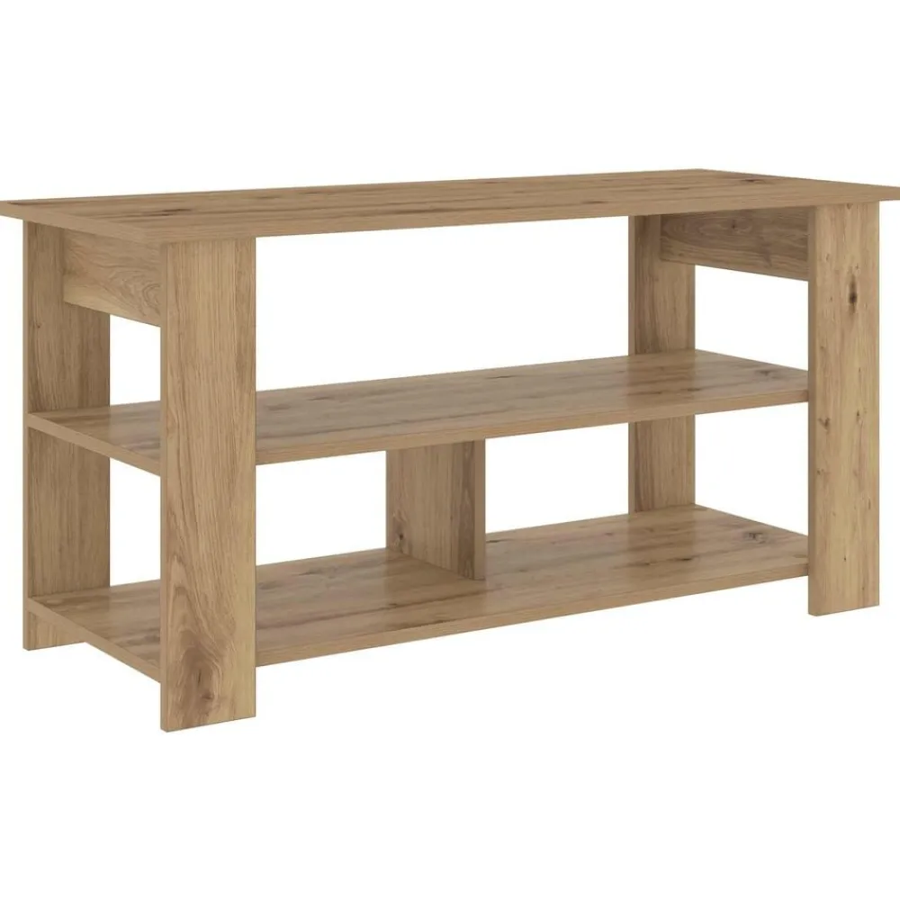 vidaXL Muebles Tv-Soporte para TV Roble artesanal 100 x 40 x 50 cm
