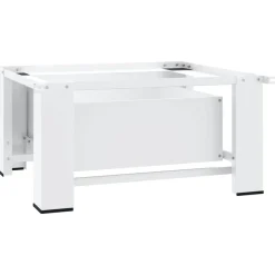 vidaXL Soporte pedestal para lavadora con cajón Blanco New