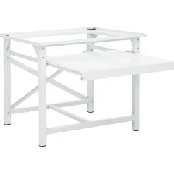 vidaXL Accesorios Para Electrodomésticos-Soporte pedestal para lavadora con estante extraíble