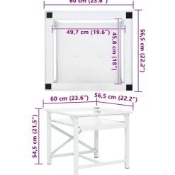 vidaXL Accesorios Para Electrodomésticos-Soporte pedestal para lavadora con estante extraíble