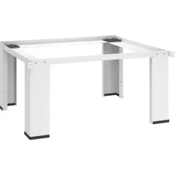 vidaXL Soporte pedestal para lavadora Blanco Hot