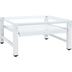 vidaXL Accesorios Para Electrodomésticos-Soporte pedestal para lavadora con estante extraíble