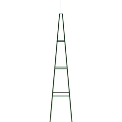 vidaXL Soporte plantas trepadoras 2 ud hierro verde oscuro 35x35x195cm Sale