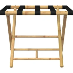 vidaXL Soporte plegable para maletas bambú 62x42x50,5 cm Hot