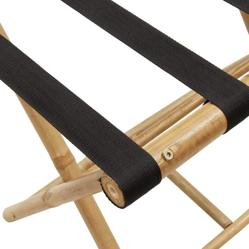 vidaXL Soporte plegable para maletas bambú 62x42x50,5 cm Hot