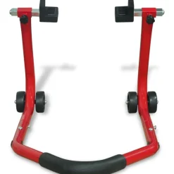 vidaXL Soporte trasero para motocicleta rojo
