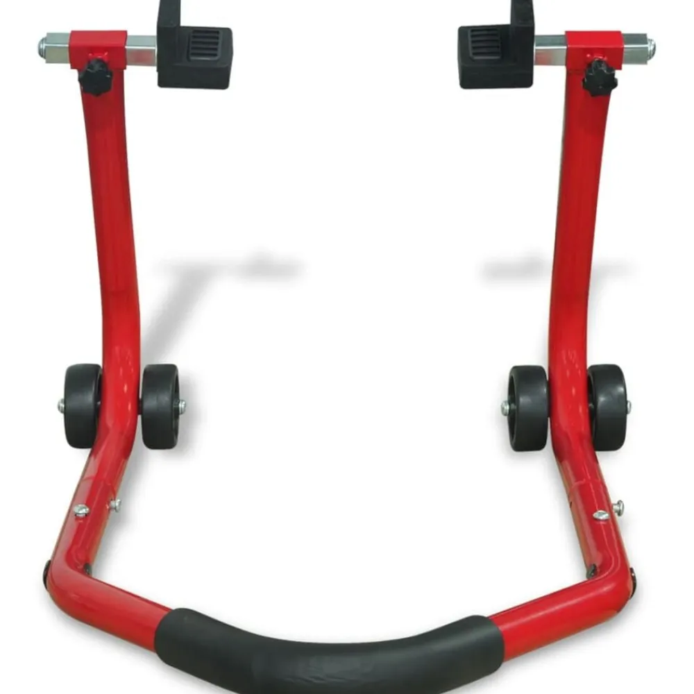 vidaXL Soporte trasero para motocicleta rojo