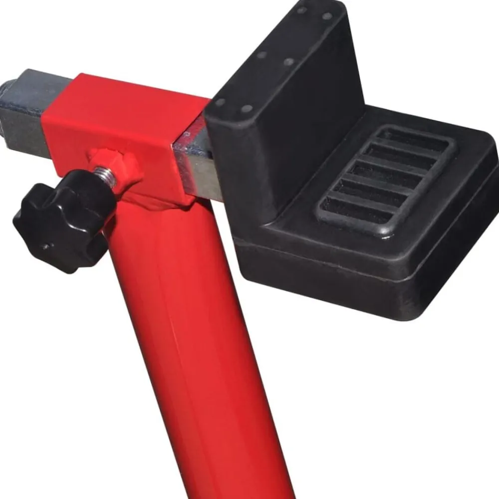 vidaXL Soporte trasero para motocicleta rojo