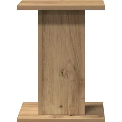 vidaXL Soportes altavoces 2 uds madera artesano 30x30x40 cm Roble Online