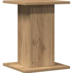 vidaXL Soportes altavoces 2 uds madera artesano 30x30x40 cm Roble Online