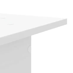 vidaXL Soportes altavoces 2 uds madera ingeniería 30x30x40 cm Blanco