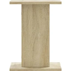 vidaXL Soportes altavoces 2 uds madera 30x30x40 cm Roble Sonoma New