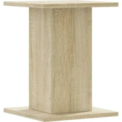 vidaXL Soportes altavoces 2 uds madera 30x30x40 cm Roble Sonoma New