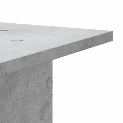 vidaXL Electrónica-Soportes altavoces 2 uds madera gris hormigón 30x30x40 cm
