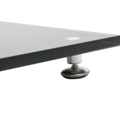 vidaXL Electrónica-Soportes altavoz vidrio templado diseño 2 pilares 2 uds