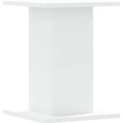 vidaXL Soportes de plantas 2 uds madera ingeniería 30x30x40 cm Blanco Outlet