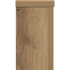 vidaXL Soportes de plantas 2 uds madera artisian 10x10x18 cm Roble Clearance