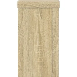 vidaXL Soportes de plantas 2 uds madera 10x10x18 cm Roble Sonoma Outlet