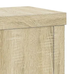 vidaXL Soportes de plantas 2 uds madera 10x10x18 cm Roble Sonoma Outlet