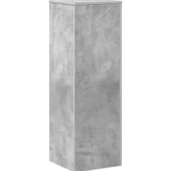 vidaXL Soportes de plantas madera ingeniería gris hormigón 33x33x100cm Gris hormig&oacute;n Hot