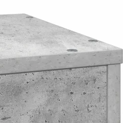 vidaXL Soportes de plantas madera ingeniería gris hormigón 33x33x100cm Gris hormig&oacute;n Hot