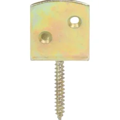 vidaXL Accesorios De Bricolaje-Soportes del panel de la valla 4 uds en L metal galvanizado