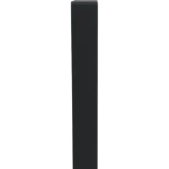 vidaXL Soportes estante de lavabo 2 unidades trapecio acero Negro Outlet