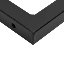vidaXL Accesorios De Bricolaje-Soportes estante de lavabo 2 uds rectangular acero