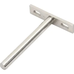 vidaXL Accesorios De Bricolaje-Soportes flotantes para estantes 12uds invisibles acero carbono