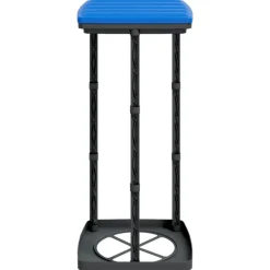 vidaXL Productos Del Hogar-Soportes para bolsas de basura 2 uds PP negro y azul 60 L