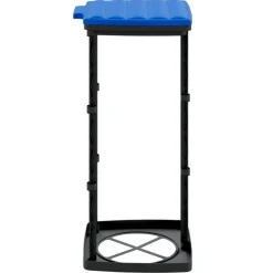 vidaXL Productos Del Hogar-Soportes para bolsas de basura 2 uds PP negro y azul 60 L