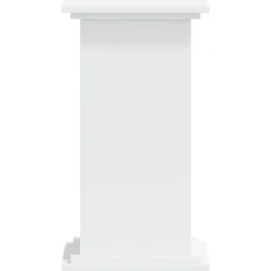vidaXL Soportes para plantas madera de ingeniería 33x33x60 cm Blanco