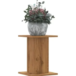 vidaXL Jardín-Soportes para plantas 2 uds madera artisian 30x30x40 cm