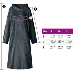 vidaXL Ropa Y Accesorios-Sudadera manta s Franela