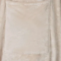 vidaXL Sudadera manta Tamaño F Franela Beige
