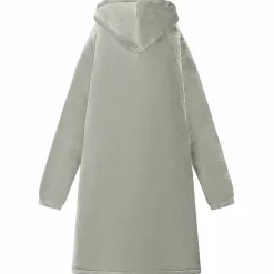 vidaXL Sudadera manta M Forro Polar y Franela Gris New