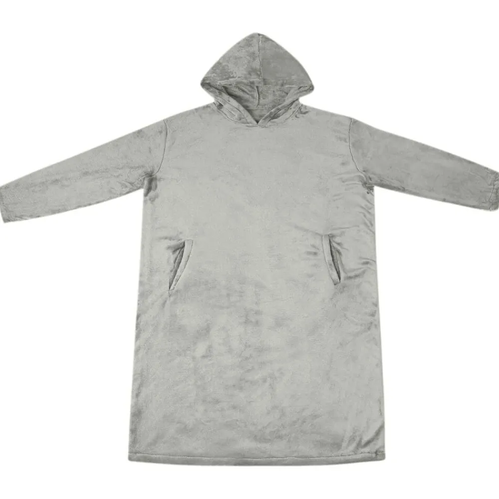 vidaXL Sudadera manta s Franela Gris Discount