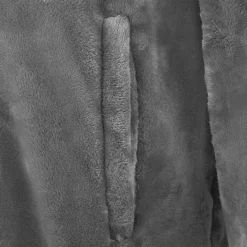 vidaXL Sudadera manta s Franela Gris oscuro