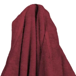 vidaXL Sudadera manta KINN Rojo L Algodón Burdeos Discount