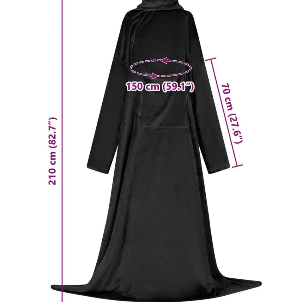 vidaXL Ropa Y Accesorios-Sudadera manta Tamaño F Franela
