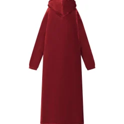 vidaXL Sudadera manta M Forro Polar y Franela Rojo burdeos Discount