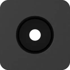 vidaXL Sujeta Cajón 2 pcs Negro 15 x 15 x 15mm Copólímero PP Best