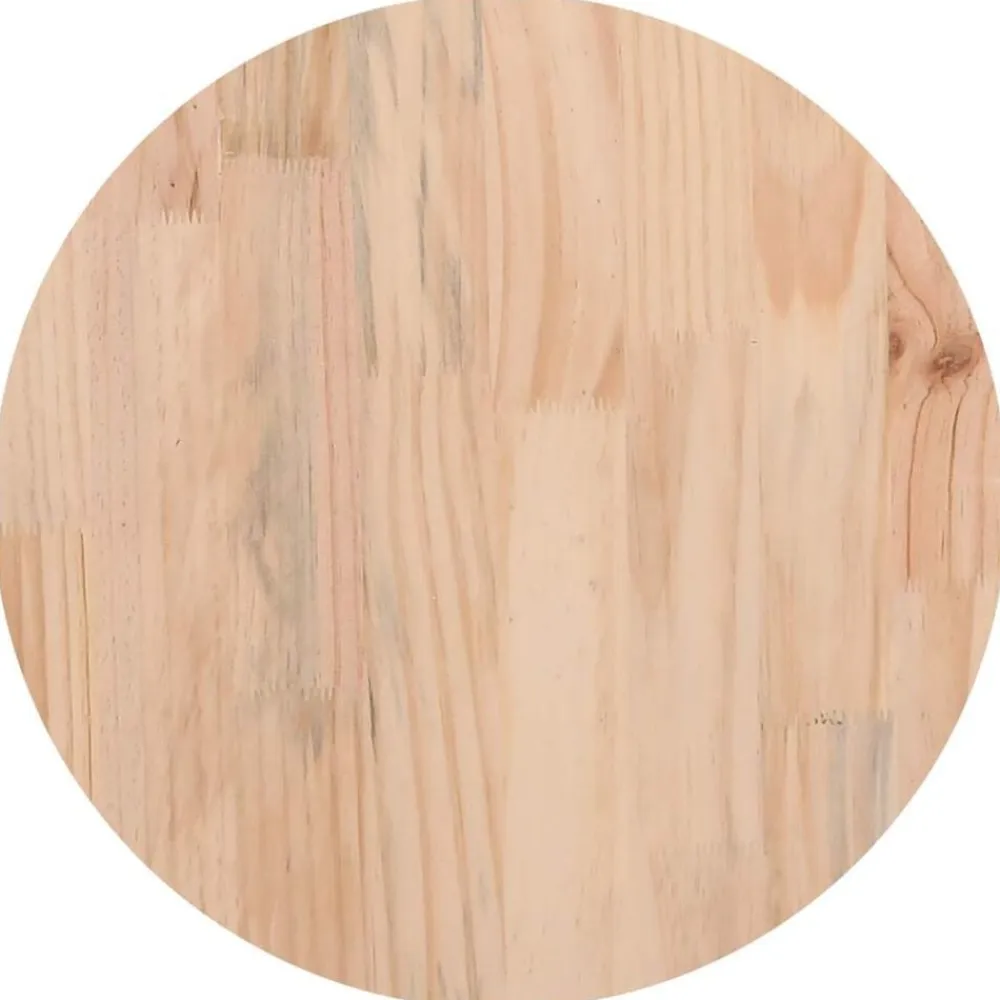vidaXL Accesorios Para Mesas-Superficie de mesa madera maciza de pino Ø30x2,5 cm