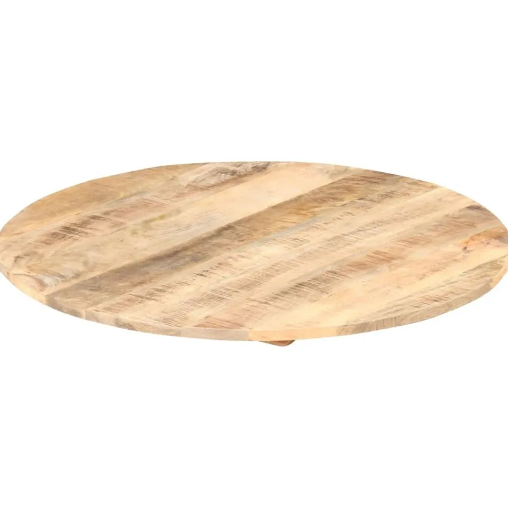 vidaXL Accesorios Para Mesas-Superficie de mesa redonda madera maciza de mango 15-16 mm 40cm
