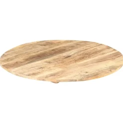 vidaXL Accesorios Para Mesas-Superficie de mesa redonda madera maciza de mango 15-16 mm 40cm